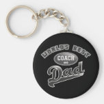 World's Best Coach & Dad Keychain