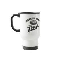 World's Best Coach & Dad Coffee Mugs