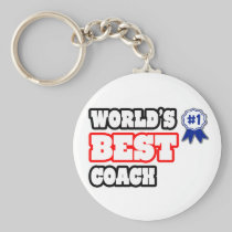 World's Best Coach Keychains