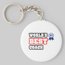 World's Best Coach Key Chains