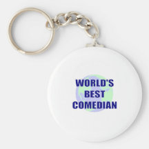 World's Best Comedian Keychain