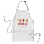 World's Best Cook Custom Name Red Orange Apron