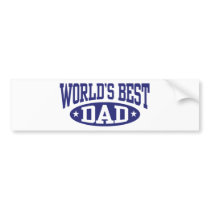 World's Best Dad bumper stickers