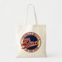 World's Best Dad Canvas Bag