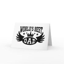 World's Best Dad Greeting Card