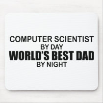 World's Best Dad - Computer Scientist Mouse Pad