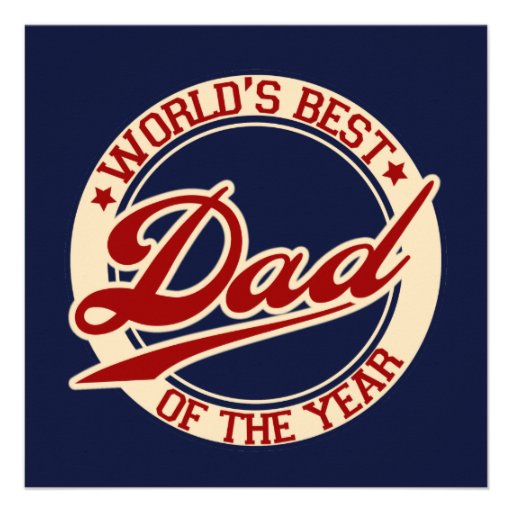 World's Best Dad Custom Invitation