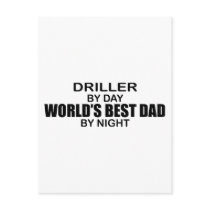 World's Best Dad - Driller Postcards