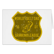 World's Best Dad - Drinking League cards