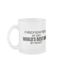 World's Best Dad - Firefighter Mug