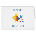 World's Best Dad (fish) Cards