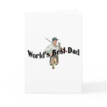 Worlds Best Dad Fisherman cards