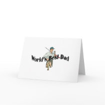 Worlds Best Dad Fisherman cards