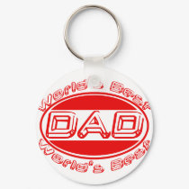 World's best Dad keychains