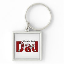 World's Best Dad Keychain