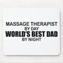 World's Best Dad - Massage Therapist Mouse Pad