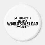 World's Best Dad - Mechanic Refrigerator Magnet