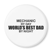 World's Best Dad - Mechanic magnets