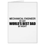 World's Best Dad - Mechanical Engineer Greeting Card