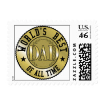 World's Best Dad Stamps