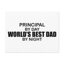 World's Best Dad - Principal Postcard