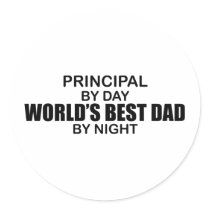 World's Best Dad - Principal Stickers