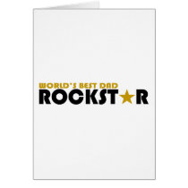 World's Best Dad Rockstar cards