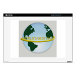 "World's Best Dad" Skins For 15" Laptops