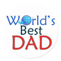 World's Best DAD - Sticker