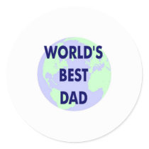 World's Best Dad Stickers