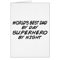 World's Best Dad - Superhero cards