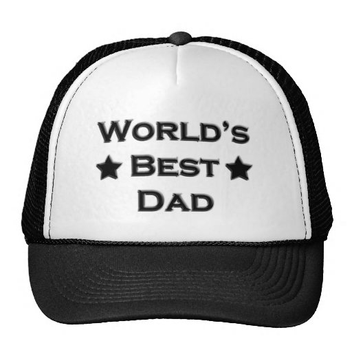World's Best Dad Trucker Hat Zazzle