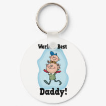 World's Best Daddy keychains by holiday_tshirts World's Best Daddy keychains