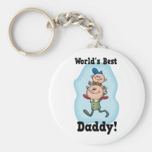 World's Best Daddy Keychain