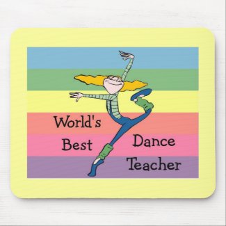 world's Best Dance Teacher mousepad