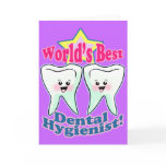 Worlds Best Dental Hygienist Greeting Cards