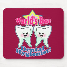 Worlds Best Dental Hygienist Mousepads