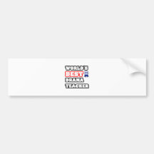 World's Best Drama Teacher Bumper Stickers