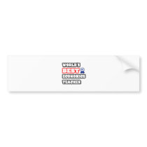 World's Best Economics Teacher bumper stickers