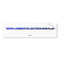 Worlds Best Electronics. Com-Bumper Sticker bumper stickers
