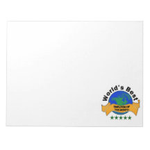World's Best Employee of the Month Memo Notepads