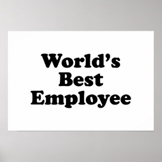 World's Best Employee Posters & Prints