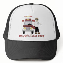 Worlds Best EMT - Male hats by naturetees Worlds Best EMT - Male hats