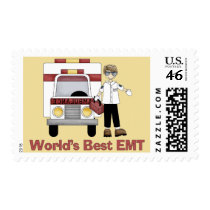 Worlds Best EMT - Male postage