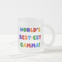 World's Best-est Gamma Bright Colors Gifts Mug