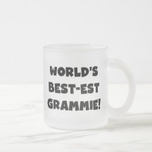 World's Best-est Grammie Black or White Gifts Mugs