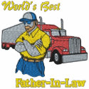 World's Best Father-in-law Truck Embroidered Shirt embroidered shirts by fathersdaytshirts World's Best Father-in-law Truck Embroidered Shirt embroidered shirts