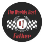 World's Best Father Round Sticker