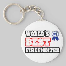 World's Best Firefighter Key Chains