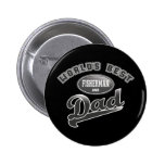 World's Best Fisherman & Dad Pin